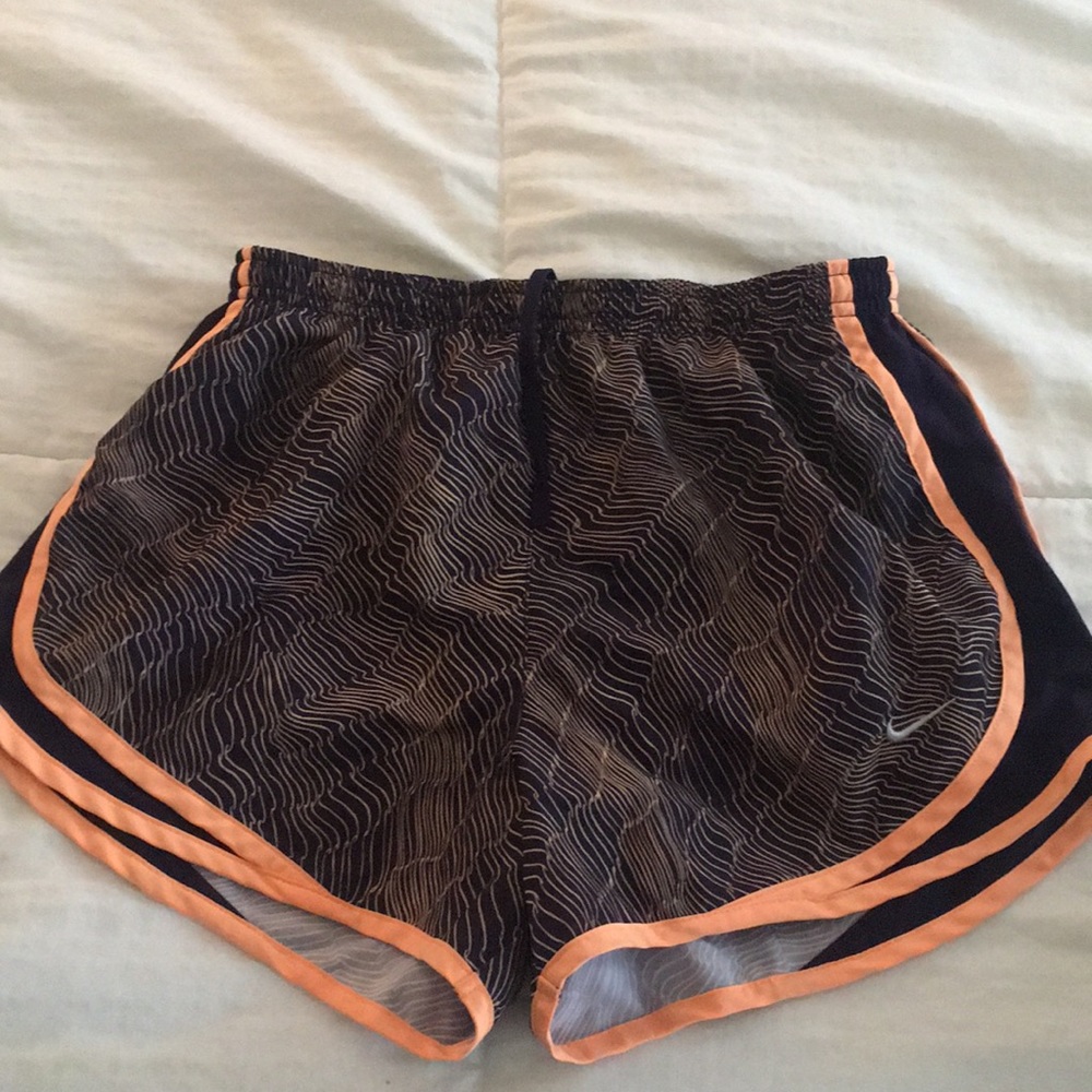 Nike dri-fit shorts. Patterned design. (Size S)
